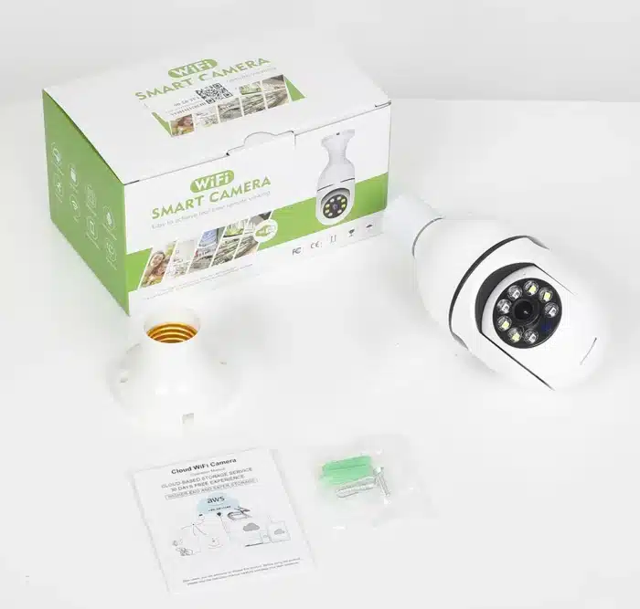 ampoule camera espion wifi ip hd 360 avec micro intégré 28